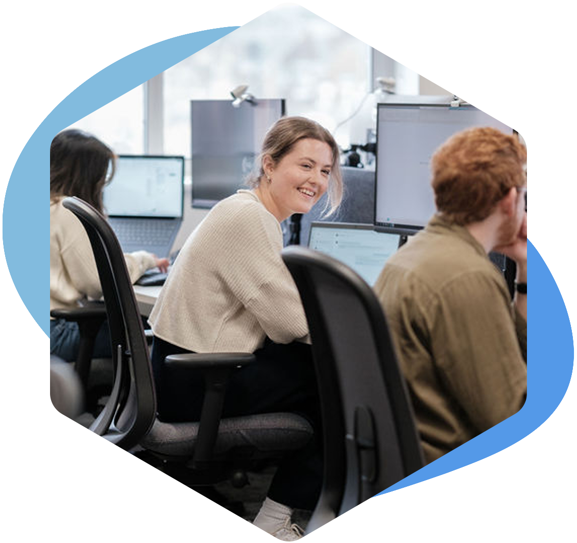 team member smiling 