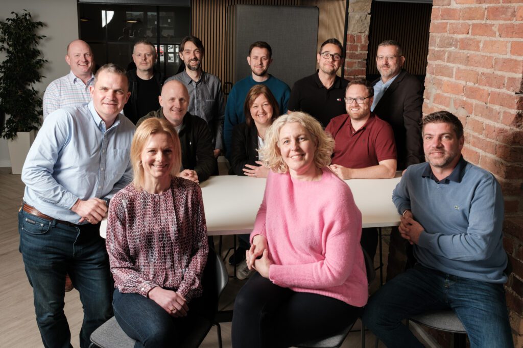 A photo of the members of the Senior Management Team at Simpson Associates